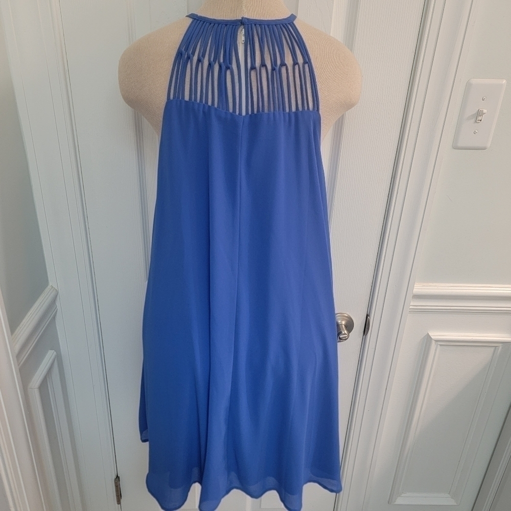 NWT Lulu's Tell Me Royal Blue Swing Dress XL - Picture 4 of 10